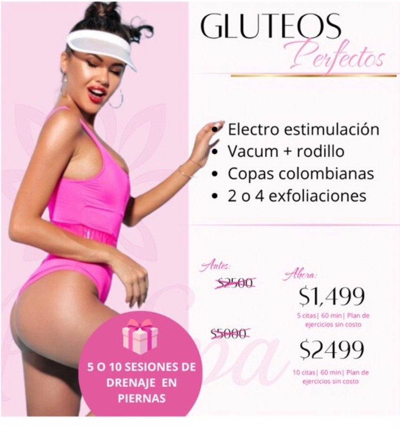 Peptonas - Glúteos + drenaje en piernas - ALIS SPA